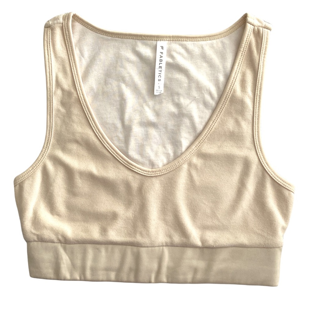 Fabletics NWOT Soft Yellow Sports Bra